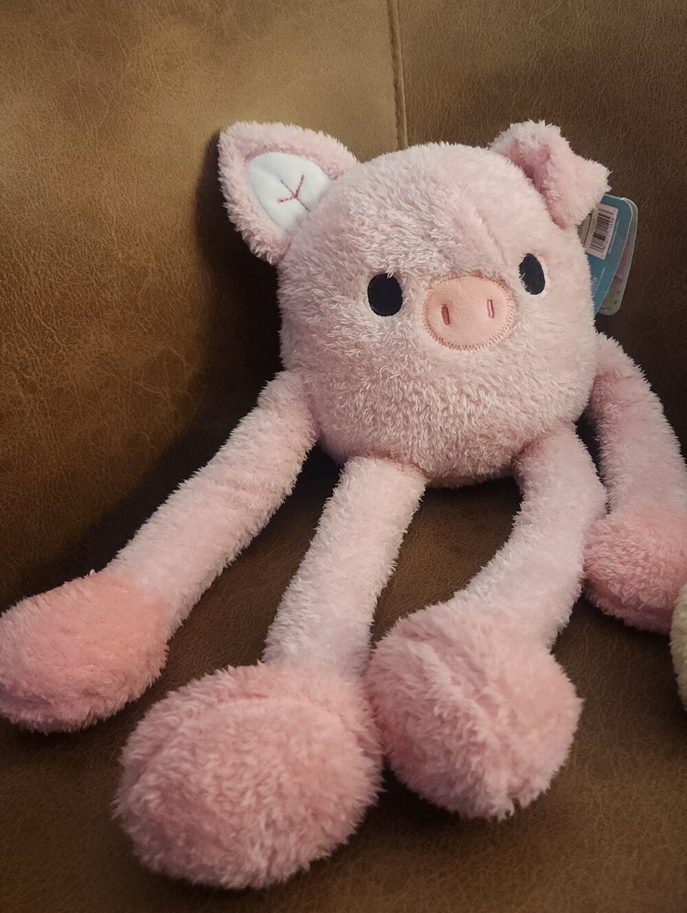 NWT Adorable Soft Plush Sitter Pig